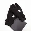 Męskie damskie pięć palców Nort Facegloves Designer marka Letter Drukowanie zagęszczenie Zachowaj ciepłą rękawicę zimą sporty na świeżym powietrzu Pure Cotton FA 9571