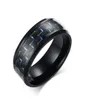 Kwaliteit Vintage Black Titanium Ring For Men Wedding Titanium Rings Band Nieuwe Punk Ring Jewelry N198968661