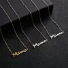 Kettingen moederdag mama brief hanger ketting voor vrouwen eenvoudige liefde mom sleutelbeen ketting persoonlijkheid mama choker family party sieraden