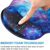 Mouse almofadas de mouse Restra o pulso Rest Rouse Pad Pad Silicone Ergonomic Hand Suporte