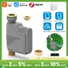 Kontroll WiFi Garden Watering Timer Smart Sprinkler Drip Irrigation System Byggt vattenflödesinspelare Flower Waterer Water Controller