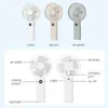 Other Appliances New handheld personal fan portable mini USB handheld fan 3600mAh charging mini fan with stepless speed control display night light J240423