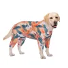 Rompers Abbigliamento per cani grandi cani Summer Groving turista per cani Mesh Parespini Poodle Welsh Corgi Husky Labrador Golden Retriever Dog Abbigliamento