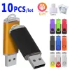 Drives 10pcs / lot USB 2.0 USB Flash Drive Flash Memory Carte 32 Go Pendrive 64 Go USB Stick 4 Go 8 Go 16 Go de mémoire Stick U Disque gratuit