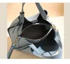 Drawstring Fashion Women Bucket Shoulder Bag PU Leather Brand Designer Ladies Crossbody Messenger Bags Big Totes Sac Handbags Black