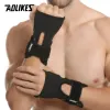 Pads Aolikes 1pair Ski Wrist Support Gear Hand Protection Roller Palm Pads Protector Snowboard Skating Guard Men Women