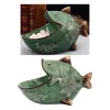 Sculptures Modern Fish Sculpture Storage Tray Creative Catchall Collectible Statue Home Office Hallway TV Stand Decoration