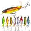 Accessoires 8pcs / lot Whopper Plonger Fishing Lures 10 cm 17G Topwater Crayer Bait Wobbler isca Artificial Soft Rotation Tail Fishing Tackle