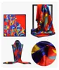 90*90cm square silk scarf Women Shawl Print Satin Hijab Female Luxury Brand Square Lady muffler coverchief bandanna pareo girl 240423