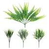 Decorative Flowers Simulation Artificial Plants Greenery Home Garden Wall Pography Props Plastics Vase Decorations