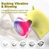 Safiman Licking Gspot Sucking Vibrator Nipple Estimulador del clítoris sextoys Aductos adultos Forrajes fáciles de transportar 240412