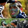 Stand 330pcs Outdoor Military Woodland Camouflage Cream Body Face Disguised Paint Camo Oil Tube Stick Color Field Camouflage Oil Suit