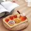 Tea Trays Tray Rectangular Plate Japanese TrayTray Rectangle Household Put Teacups Cold Kettle Water Cups Dinner