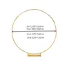 Metal Circle Stand Wedding Arche Round Balloon Arch Flower Gold sfondo fai -da -te Festa di compleanno Baby Shower Decorati 240419