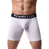Underpants Boxer Mens Underwear Men Cotton Maschio Pantaloni puro Shorts Solid Cueca Masculina