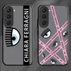 Téléphone cellulaire Brochers Ferragnes Hot Eyes Chiara pour Samsung S23 S22 S21 S20 FE S10 S9 Note 20 10 Ultra Lite Pro Plus Fixted Translucent Phone Case Y240423