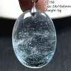 Anhänger Top natürlicher blauer Topaz Hubdes Schmuck für Frau Frau Männer lieben Glück Geschenk klarer Perlen Schönheit Crystal Silver Energy Stone aaaaa