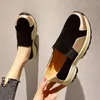 Casual Shoes Chic And Elegant Woman Comfortable Women's Sneaker Autumn Winter Black Luxury Designer Sneakers Loafers Heels Q322