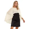 Dames zachte chiffon capes sjaal dames avondje bruiloft capes schouder dames bruids lichtgewicht lange sjaal en wraps jurk dekking 240419 op 240419