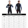 Women's Swimwear Neoprene Diving Skin Clothes With Zipper Mens Snorkeling Surfing Swimsuit Elastic Anti-scratch Cold Proof Water Sports