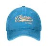 Ball Caps Personalized Cotton Vintage in 1982 Birthday Baseball Cap Women Uomini traspiranti 41 ° anni Papà Hat Sports