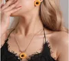 Pendientes de collar Pearl Sun Set Mujeres Temperamento Fashion Sun Set5113153