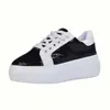 Fitness Shoes Women Vulcanize Sneakers Flats White Comfort Platform Sneaker Zapatillas Mujer Negras