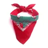 Vestuário para cães katu pet bearch sland americano lenço de christmas acessórios de bandana triangular Bandagem lenço de cachecol