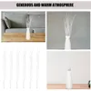 Decorative Flowers 12 Pcs Birch Branch Decoration Plants Dried Branches Vase Tree DIY Twigs Natural Small Centerpiece Dry