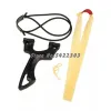 Accessories High Velocity Hunting Fishing Slingshot Shooting Catapult With Flat Rubber Band Sling Shot Strong Sling Shot For Fishing