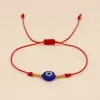 Strands Yastyt fatto a mano Evil Evil Eye Strand Regolabile Simpucibile Braccialetti per donne Regali di gioielli alla moda