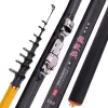 Accessoires Rock Fishing Rod Ultra Light Hoge kwaliteit Koolstofvezel M Power Spining Fishing Pool Telescopische draagbare reis zeeboot PPQZP