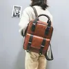حقيبة ظهر ASDS British Retro College Style طالب مضاد للسرقة سفر مقاوم للماء