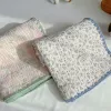 Conjunta impressão de algodão manta de bebê Antishock Breathable recém -nascido com capuz com capuz