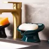料理クリエイティブハートシェイプセラミック石鹸皿石鹸パッケージボックスシャワー用品キッチンソープシェルフバスルームストレージアクセサリー