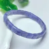 Bracelet Natural Tanzanite Bangle cristal guérison Stone Stretch Stretch Polychrome Gemstone pour femmes Amour de présent d'anniversaire Cadeau 1pcs 6 mm