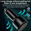 Pantalones eonline 3D USB Car Charger 200W Super Fast Charger 100W 65W PD TYPEC CARGAR CARCE3.0 para Huawei Oppo Vooc iPhone Xiaomi Mobile