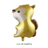 Cartoon Animal Foil Balloons squirrel Ballon Fox Globos Air balloon Birthday party decorations Kids hedgehog Inflatable toys NEW