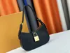 Designer's Nautical Bag LOW KEY SHOULDER BAG Classic Black Luxury Handbag Underarm Bag Cross body Bag Gold Padlock Wallet Particle Calf Leather Bag M24611