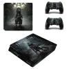 Naklejki Game Bloodborne Nalek Ps4 Slim Skin Sticker for Sony PlayStation 4 i 2 kontrolery PS4 Slim Skin Sticker Winyl