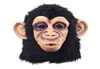 Funny Monkey Head Latex Mask Full Face Adult Mask Breathable Halloween Masquerade Fancy Dress Party Cosplay Looks Real6678595