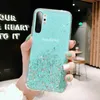 Casi di cellulare Custodia stella glitter di lusso per Galaxy A31 A51 A71 A70 A50 A20 A30 A80 A90 S10 S20 S20 S9 S9 S9 Plus S10 E TPU COPER CASO