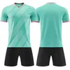 Fans tops T -stukken TEES volwassen kinderen voetbalshirt tracksuit kindervoetbal sport uniformen meisjes spelen ball sportswear kits vest meisjes voetbalpak y240423