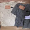 Spring Summer New Miu Polka Dot Short Sleeved Long