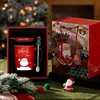 كوب مائي القهوة في عيد الميلاد مع الغطاء مع صندوق هدايا لطيف المظهر 240418