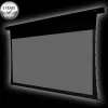 100 '' pollice 16: 9HDTV 4K Black Crystal Tab Vensitud Proiezione MOTORIZZATO Schermata di rifiuto della luce ambientale per proiettore a LED