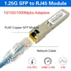 Module SFP à RJ45 1,25 Go du module de cuivre de l'émetteur-récepteur optique SFP pour l'interrupteur Ethernet Cisco / Mikrotik / NetGear / TP-Link