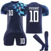 2223 Хорватия Кубок мира по футболу 10 Modric Set Set Носки