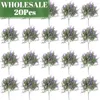 Fleurs décoratives en gros 20pcs Bouquet de lavande artificielle Bouquet de fougère perse feuilles de fausse plante de fleurs Garland Home Decoration Garden