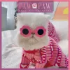 Pullover Pawpaw Luxus Haustier Kleidung Welpe Kleidung süßer rosa Pullover pommerianischer Teddy Bear Schnauzer Katze Kleidung Haustier Herbst Winter Mode